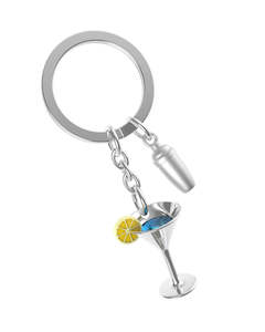 Keychains: Cocktail with Shaker Keychain