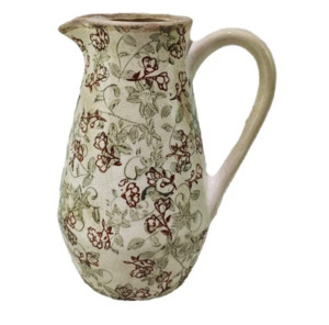 Jugs: Autumn Floral Ceramic Jug Autumn 3009