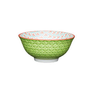 MK Bowl 15.5cm Geometric Lime