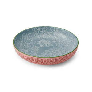 Bowls: MK Coupe Bowl 21cm Geometric Leaf