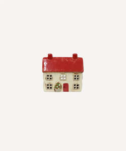 Alsace Tea Light Cottage Christmas Stone (YA0061)