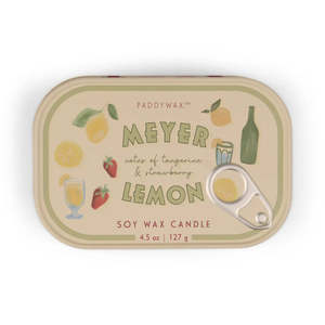 Candles Diffusers: Meyer Lemon Bistro Tin Candle