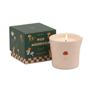 Candles Diffusers: Wild Mushroom Bistro Ceramic Candle