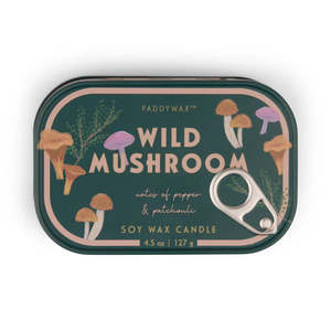 Candles Diffusers: Wild Mushroom Bistro Tin Candle