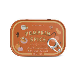 Candles Diffusers: Pumpkin Spice Bistro Tin Candle