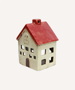 Villa Red & White Tea Light (YA0001)