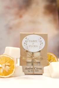 Fabel Flora Soy Wax Melts: Amber Citrus Soy Wax Melts