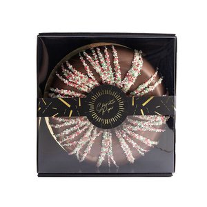 Chocolate: Medium Rocky Road Milk Chocolate Wreath