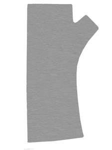 Fingerless Merino Gloves: Regular Length Silver