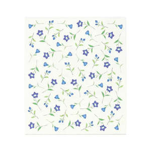 Nawrap Face Cloth Blue Flower