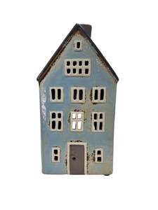 Light Blue House TeaLight 055