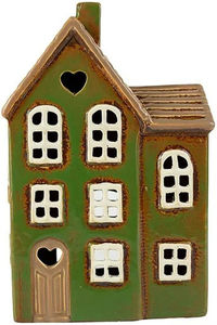 Decor: Green Heart TeaLight 068