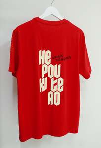 WHARE TANGATA TEE RED