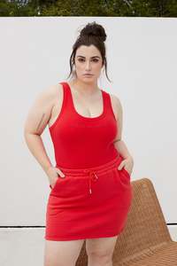 Hine: SUMMER VIBE BODYSUIT HIBISCUS