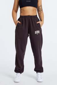WASHED TRACKPANT ESPRESSO