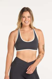 FORME CONTRAST BRA CHARCOAL