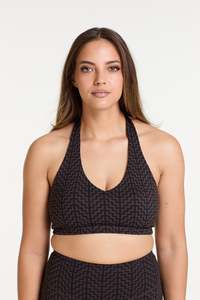 Sports Bras Hine: POUTAMA PRINT HALTER NECK BRA