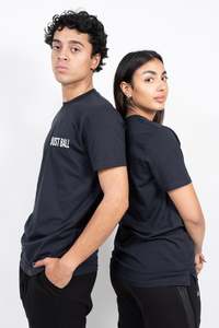 Just Ball Cotton Short Sleeve Tee Small Logo - Navy