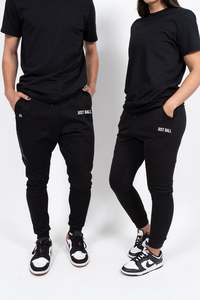 Just Ball Tapered Trackpants - Black