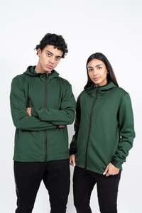 Iathletic Pro Zip Hoodie: iAthletic Pro Zip Hoodie - Green
