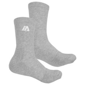 Accessories: iAthletic Crew Socks - Grey