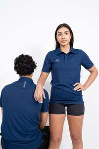 Performance Polo: iAthletic ProTech Polo - Navy Marle