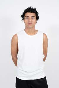 iAthletic Cotton Tank - White