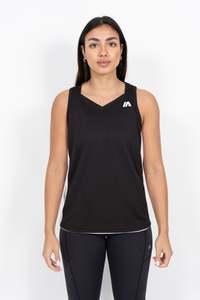 Reversible Basketball Singlet: iAthletic Women's Training Reversible Singlet - Black/White