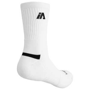 Elite Performance Socks: iAthletic Crew Socks - White