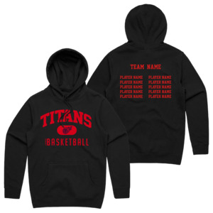 Hawthorn Titans Team List Cotton Hoodie