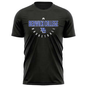 Berwick College Performance Short Sleeve Tee - Black Marle