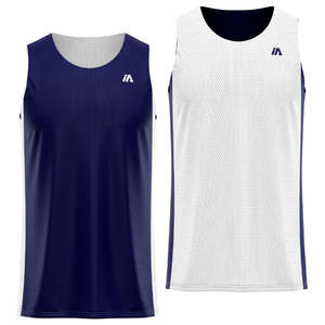 Custom Reversible Jerseys: Custom Reversible Jerseys - Navy/White