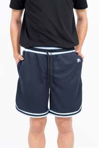 Ia Mens Casual Shorts: iAthletic Casual Basketball Shorts Mens - Navy/Carolina