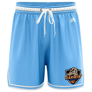Darwin Salties: Darwin Salties Casual Shorts with Pockets - Carolina/White