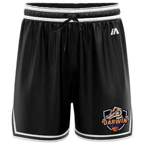 Darwin Salties Casual Shorts with Pockets - Black/White