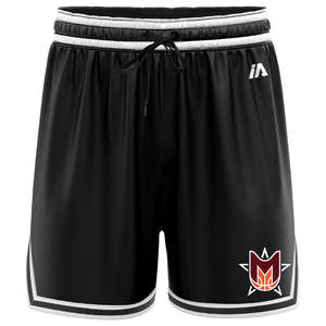 Eastern Mavericks Supporter Wear: Eastern Mavericks Casual Shorts with Pockets - Black/White