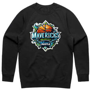 Mavericks Madness 3x3 Apparel Range: Mavericks Madness 3x3 Cotton Crewneck