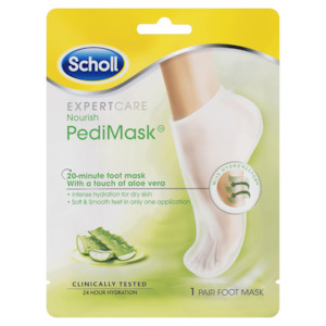 Scholl ExpertCare Nourish PediMask Aloe Vera