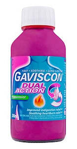 Gaviscon Dual Action Peppermint Liquid