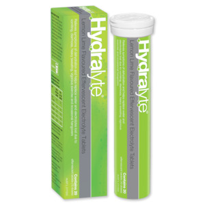 Electrolyte Maintenance Solution: Hydralyte Electrolyte Lemon Lime Effervescent Tablets 20