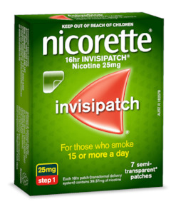 Nicorette Nicotine 16hr Invisipatch 7