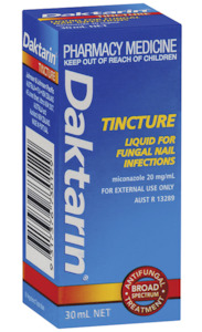 Daktarin Tincture Liquid for Fungal Nail Infections 30ml - Limit of 1 per customer