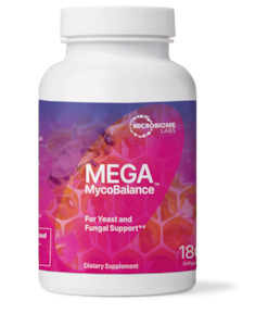 Natural Remedies For Thrush: Microbiome Labs MegaMycoBalance Capsules 180