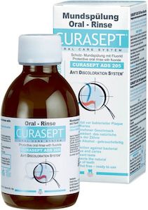 Oral Care: Curasept ADS 205 Chlorhexidine 0.05% + Fluoride 0.05% Oral Rinse Mouthwash 200ml