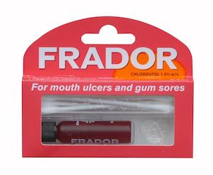 Cold Sores Mouth Ulcers: Frador Mouth Ulcer Solution 3.5ml