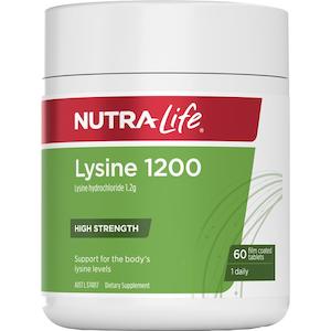 Nutra-Life Lysine 1200 Tablets 60