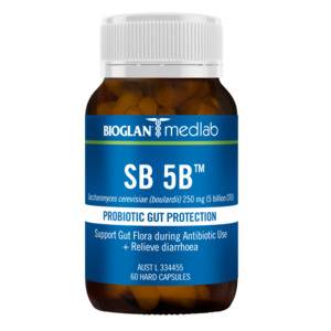 Indigestion Diarrhoea: Bioglan Medlab SB 5B Capsules 60