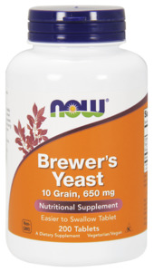 Seniors: Now Foods Brewers Yeast Tablets 200