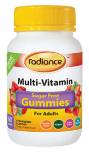 Seniors: Radiance Sugar Free Multi-Vitamin Gummies for Adults 90