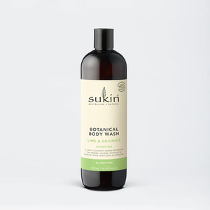 Body Wash: Sukin Lime & Coconut Botanical Body Wash 500mL